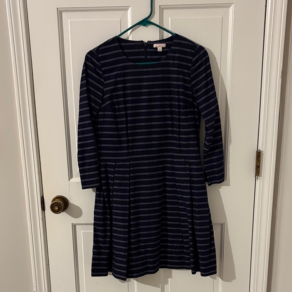 GAP Navy Striped Dress